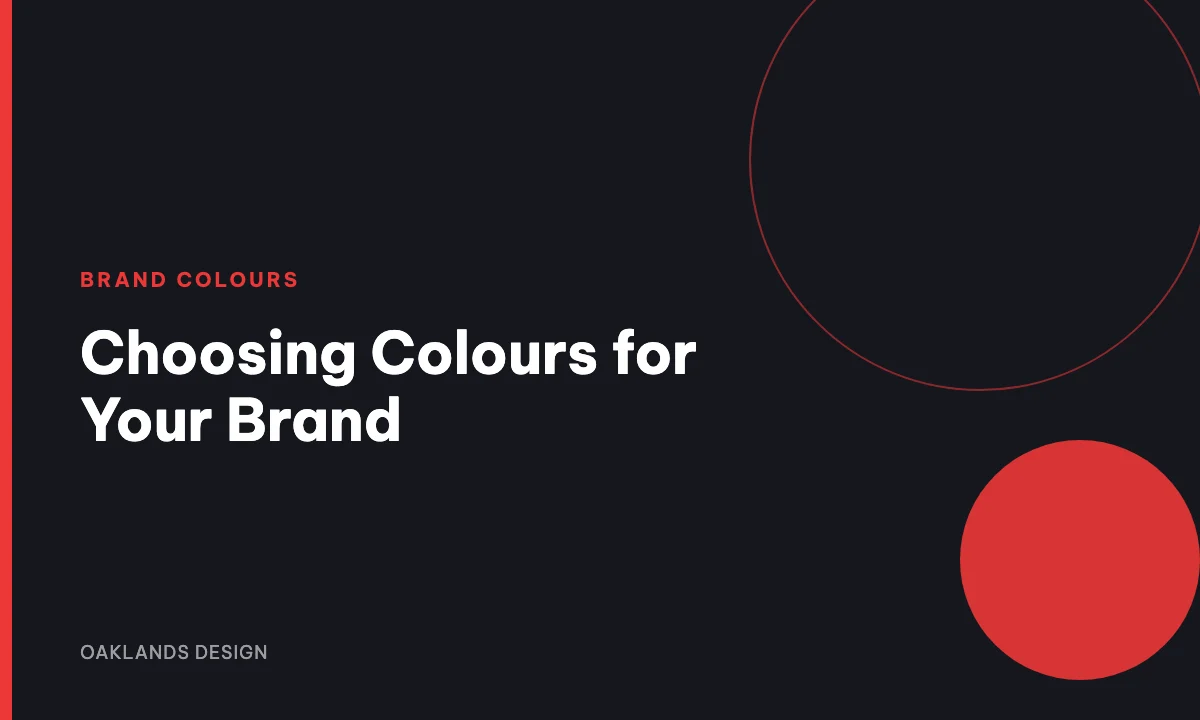 Choosing Colours for Your Brand