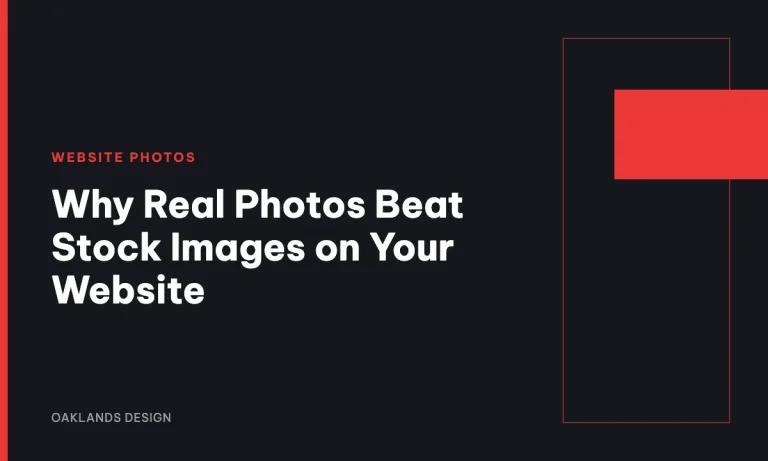 Why Real Photos Beat Stock Images on Your Website