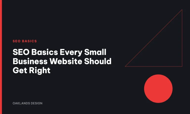 SEO Basics Every Small Business Website Should Get Right