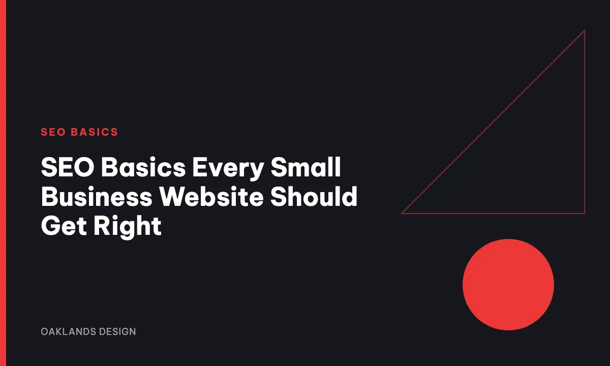 SEO Basics Every Small Business Website Should Get Right